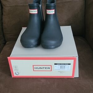 Hunter Women's Original Chelsea Boots - Black and Gray